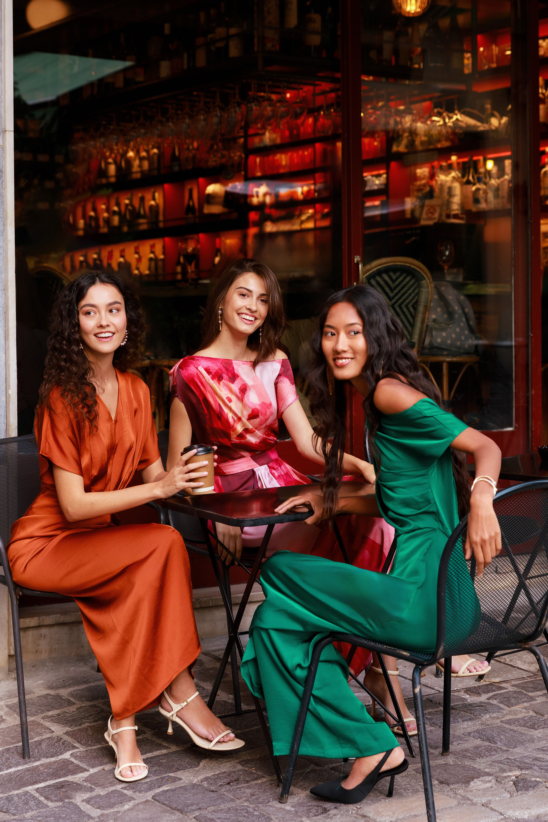 Mystic Print Modal Dress, Pink, image 2